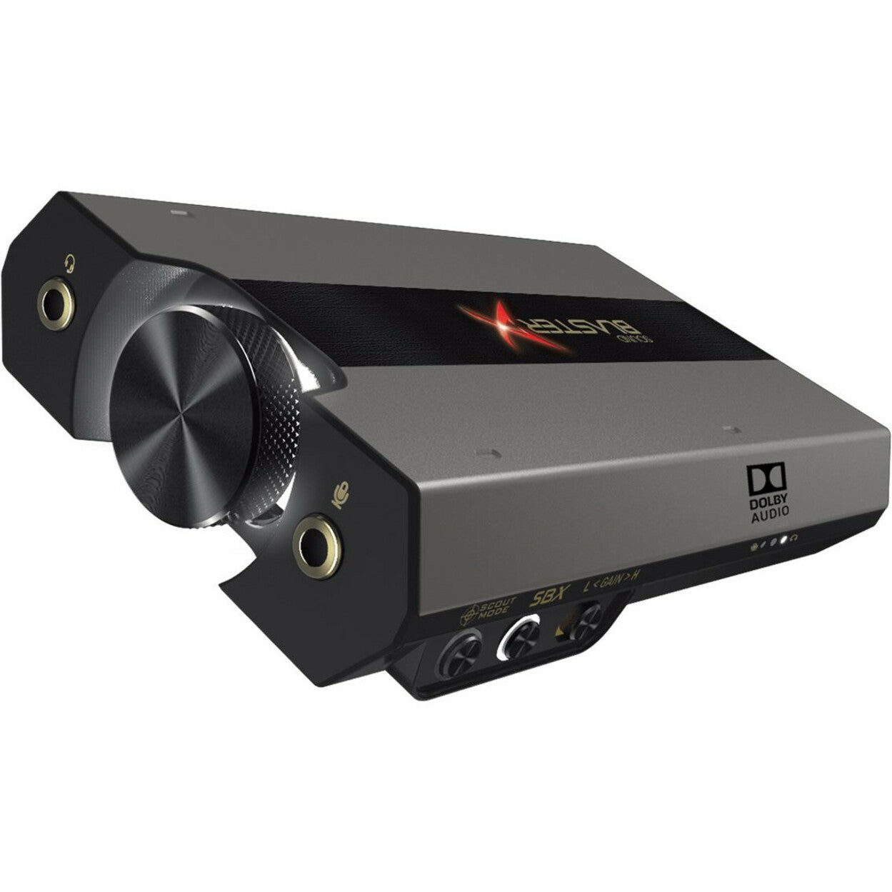 Sound Blaster 70SB177000000 Sound BlasterX G6 Kartu Suara Eksternal 7.1 Saluran Suara Lebar Data DAC 32-bit