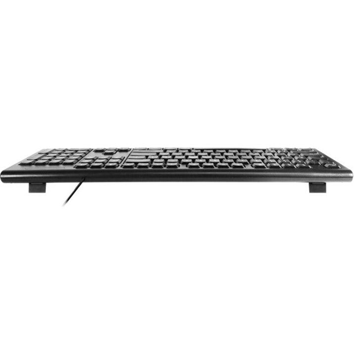 Macally QKEYB Negro Teclado USB de Tamaño Completo de 104 Teclas Compatible con Mac Windows y Mac OS