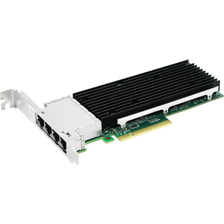 Axiom X710T4-AX PCIe 3.0 x8 10 Gb / s adaptateur réseau en cuivre à 4 ports RJ45 paire torsadée.
