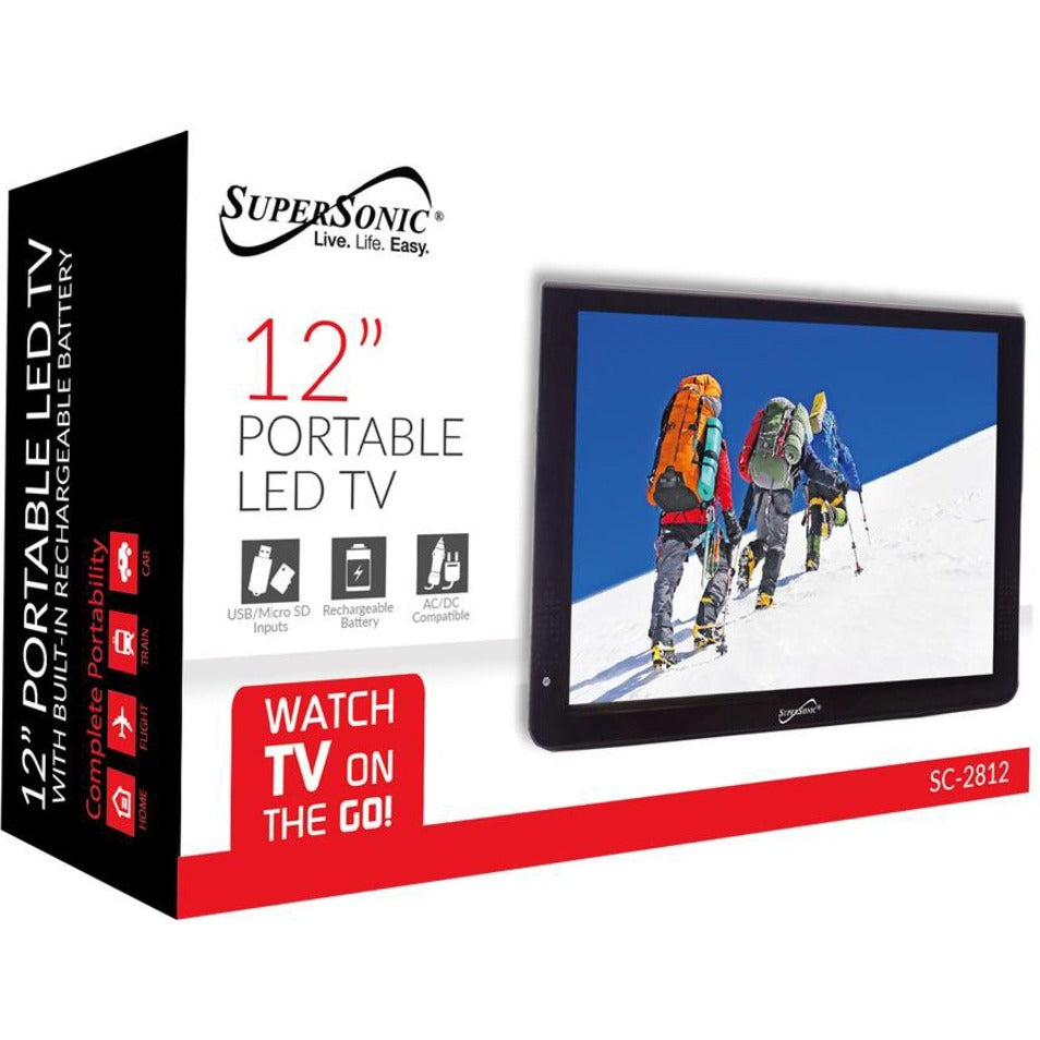 SuperSonic 24 Widescreen TFT LCD HDTV With BUILT-IN DVD Player