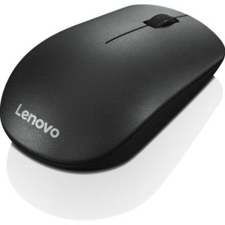 Side angle view of Lenovo 400 Wireless Mouse showing slim profile