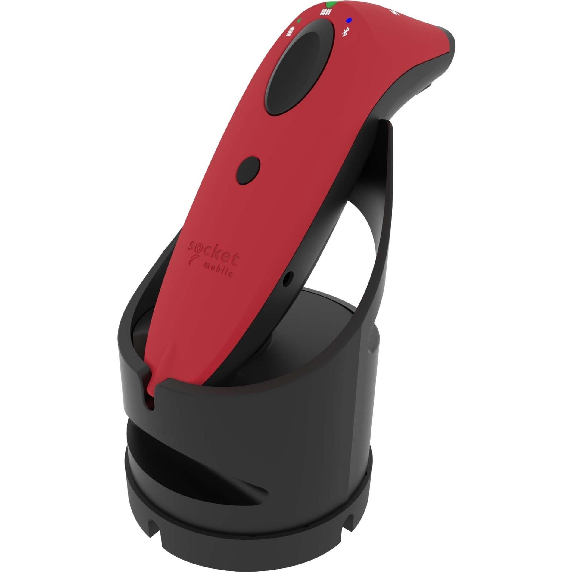 Socket Mobile CX3461-1929 SocketScan S700 1D Barcode Scanner, Red & Black Charging Dock [Discontinued]