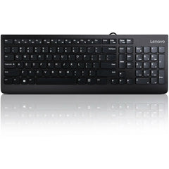 Lenovo 300 USB Keyboard, US English Layout, Wired Cable Connectivity, Island Key Design, Reliable Performance - GX30M39655 (1 Year Warranty)