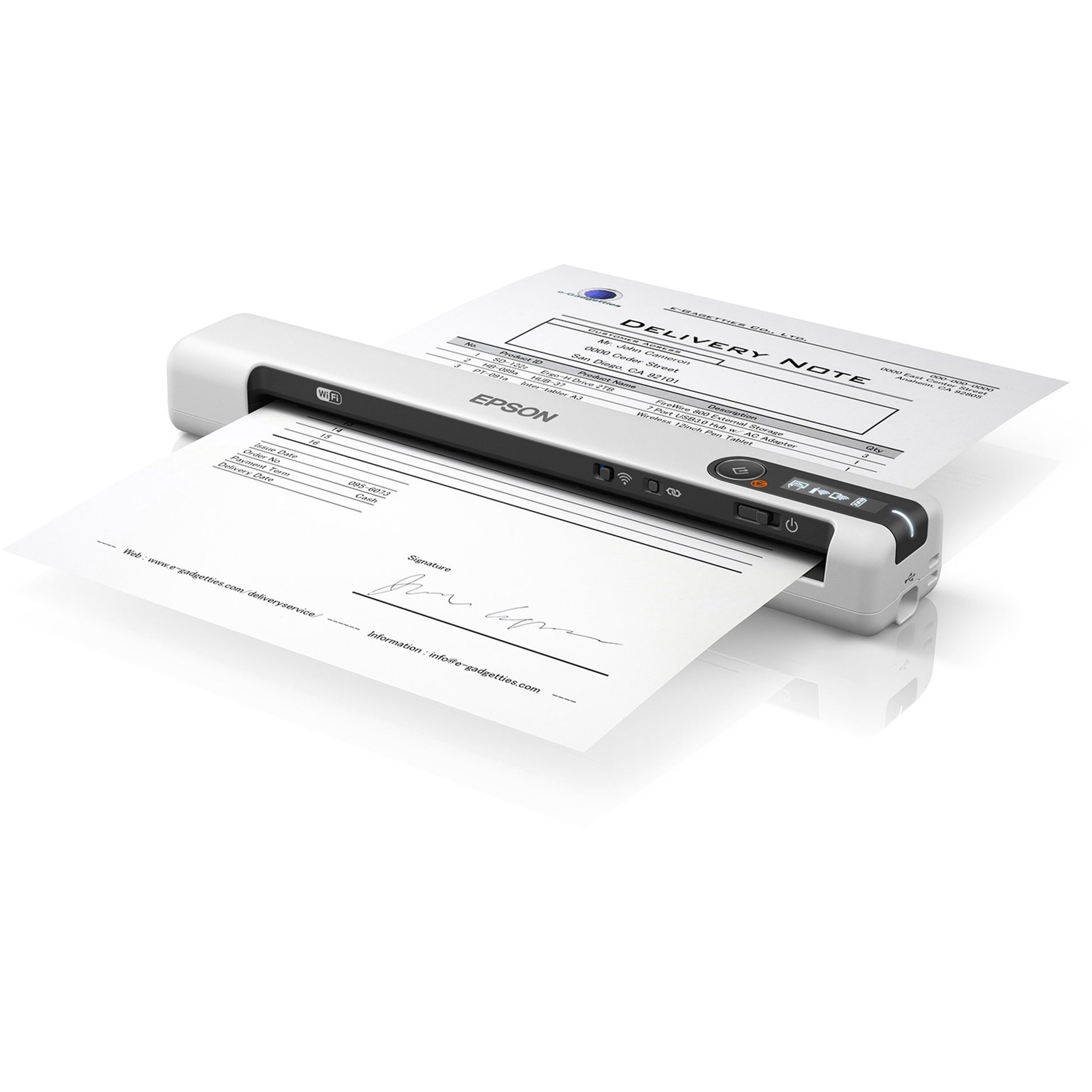 Epson DS-80W scanning a business document with clear text visibility-alternate-image4