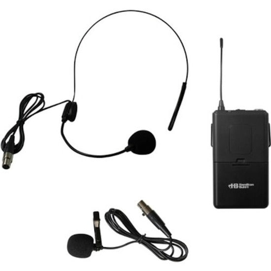 Hamilton Buhl VENU180A-BP915 Kit de accesorios de audio Paquete de cinturón con micrófono de solapa Micrófono de diadema Frecuencia 915.00 MHz
