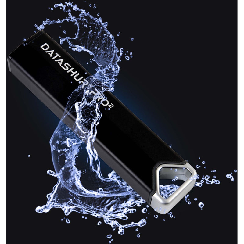 Water resistance demonstration of datAshur PRO USB drive