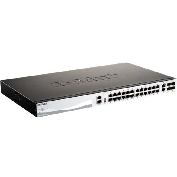 D-Link DGS-3130-30PS Commutateur Ethernet 26 Ports 10GBase-X Ethernet Gigabit Bloc d'alimentation