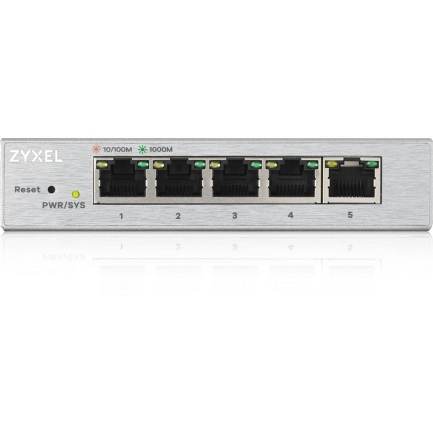 Marca: ZYXEL Switch Gigabit administrado por web de 5 puertos GS1200-5 Garantía Limitada de 2 años Red de Ethernet Gigabit