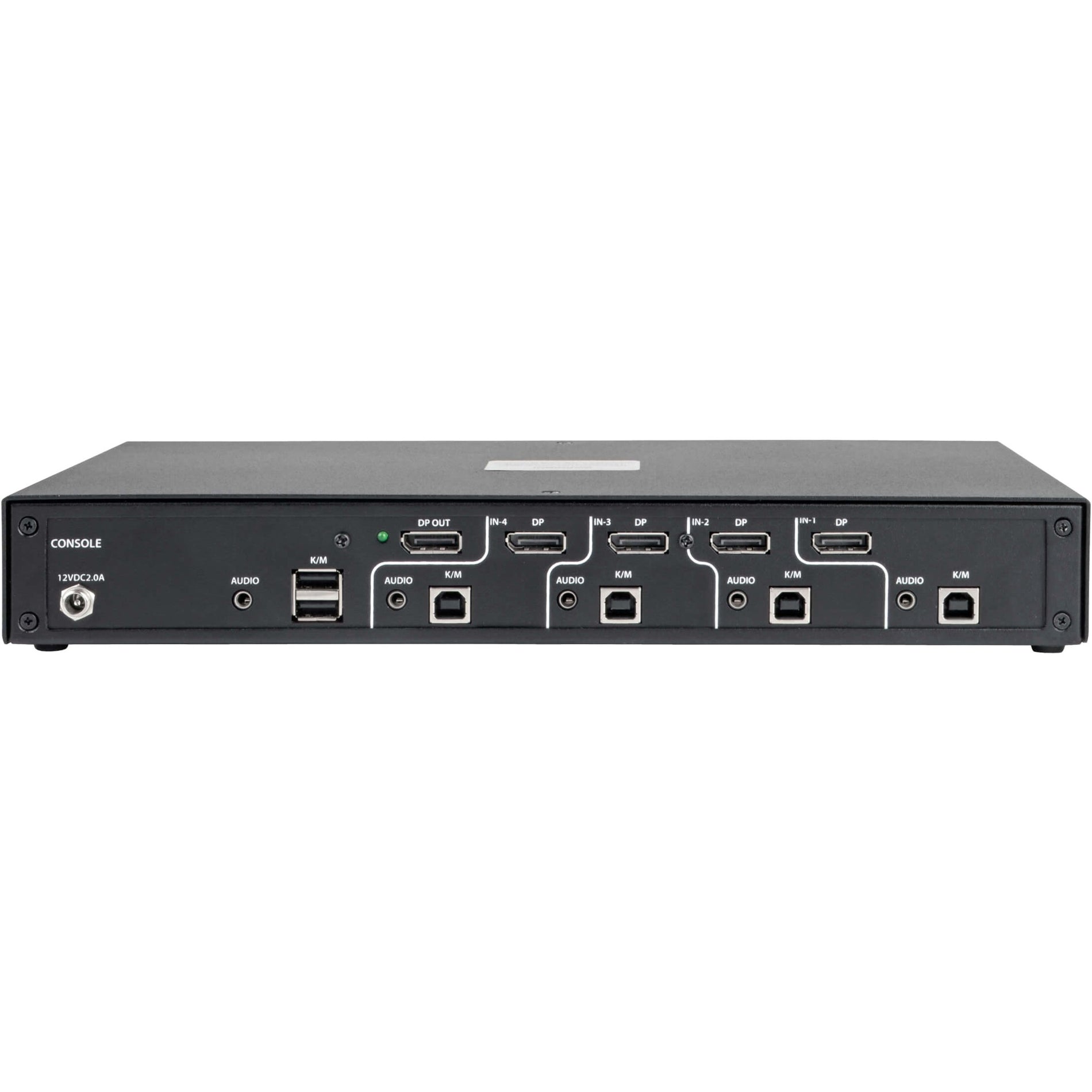 Tripp Lite B002-DP1A4 Switch KVM DisplayPort Seguro de 4 Puertos Certificado NIAP PP3.0 Resolución 3840 x 2160 Garantía de 3 Años