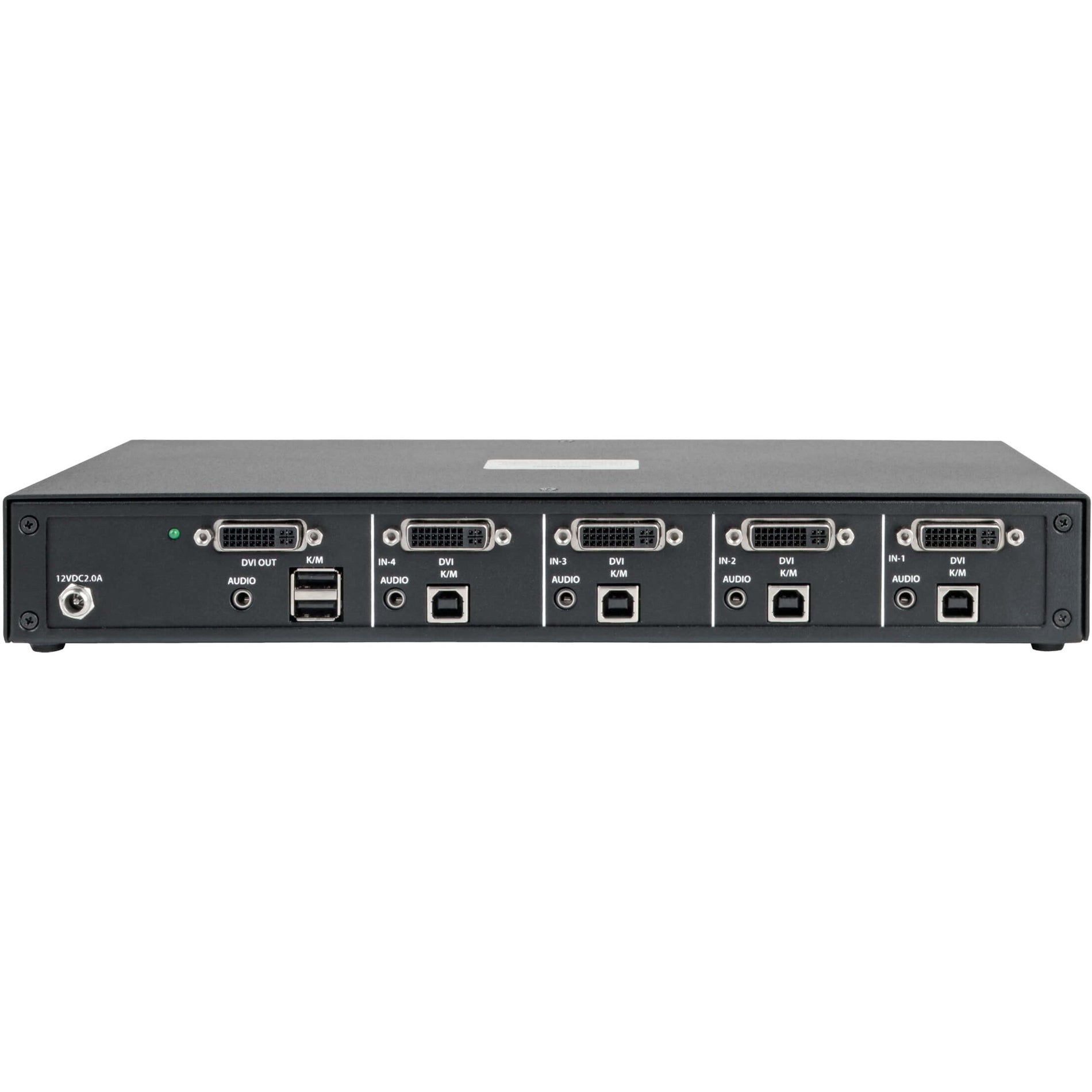 Tripp Lite B002-DV1A4 4-Port NIAP PP3.0-Certified DVI-I KVM Switch, Maximum Video Resolution 2560 x 1600, 3 Year Warranty