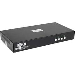 Tripp Lite B002-DV1A4 4-Port NIAP PP3.0-Certified DVI-I KVM Switch Maximale Videoauflösung 2560 x 1600 3 Jahre Garantie