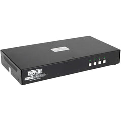 Tripp Lite B002-DV1AC4 4-Port NIAP PP3.0-Certified DVI-I KVM Switch 2560 x 1600 Resolution 3 Year Warranty