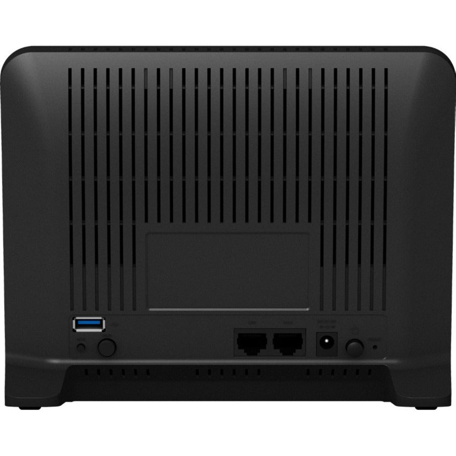 Rear view of Synology MR2200AC showing ports and connectivity options-alternate-image3