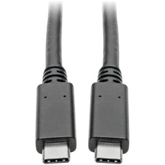 Tripp Lite U420-006 USB Type-C to USB Type-C Cable 6 ft. Reversible 5 Gbit/s Data Transfer Rate Tripp Lite U420-006 USB Type-C til USB Type-C-kabel 6 fod Omvendelig 5 Gbit/s Dataoverførselshastighed