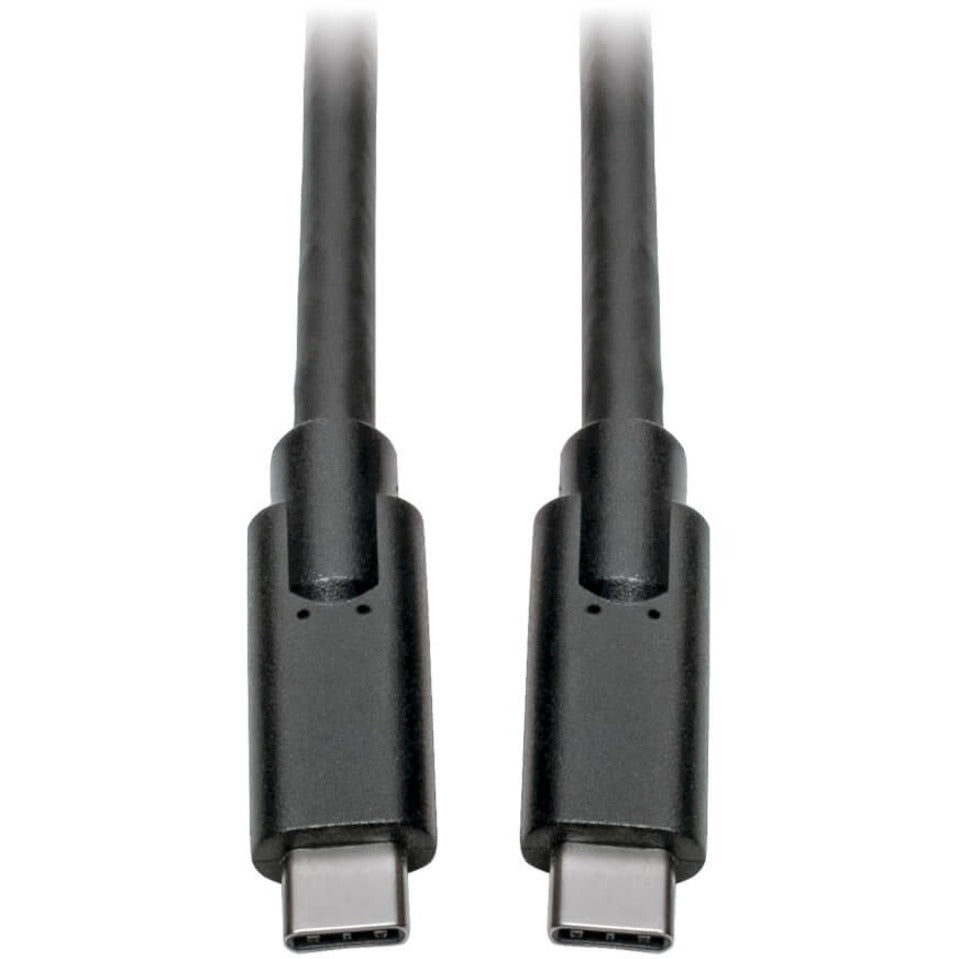 Tripp Lite U420-010 USB Type-C to USB Type-C Cable, M/M, 10 ft., Reversible, 5 Gbit/s Data Transfer Rate