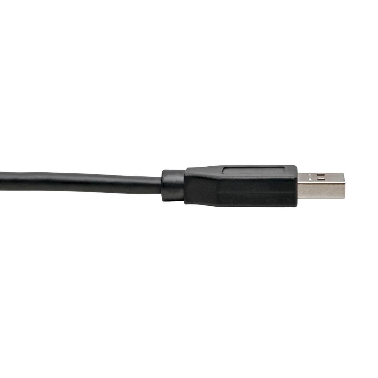 Tripp Lite U428-003-CRA Right-Angle USB-C to USB-A Cable, M/M, 3 ft., Strain Relief, Reversible, 5 Gbit/s