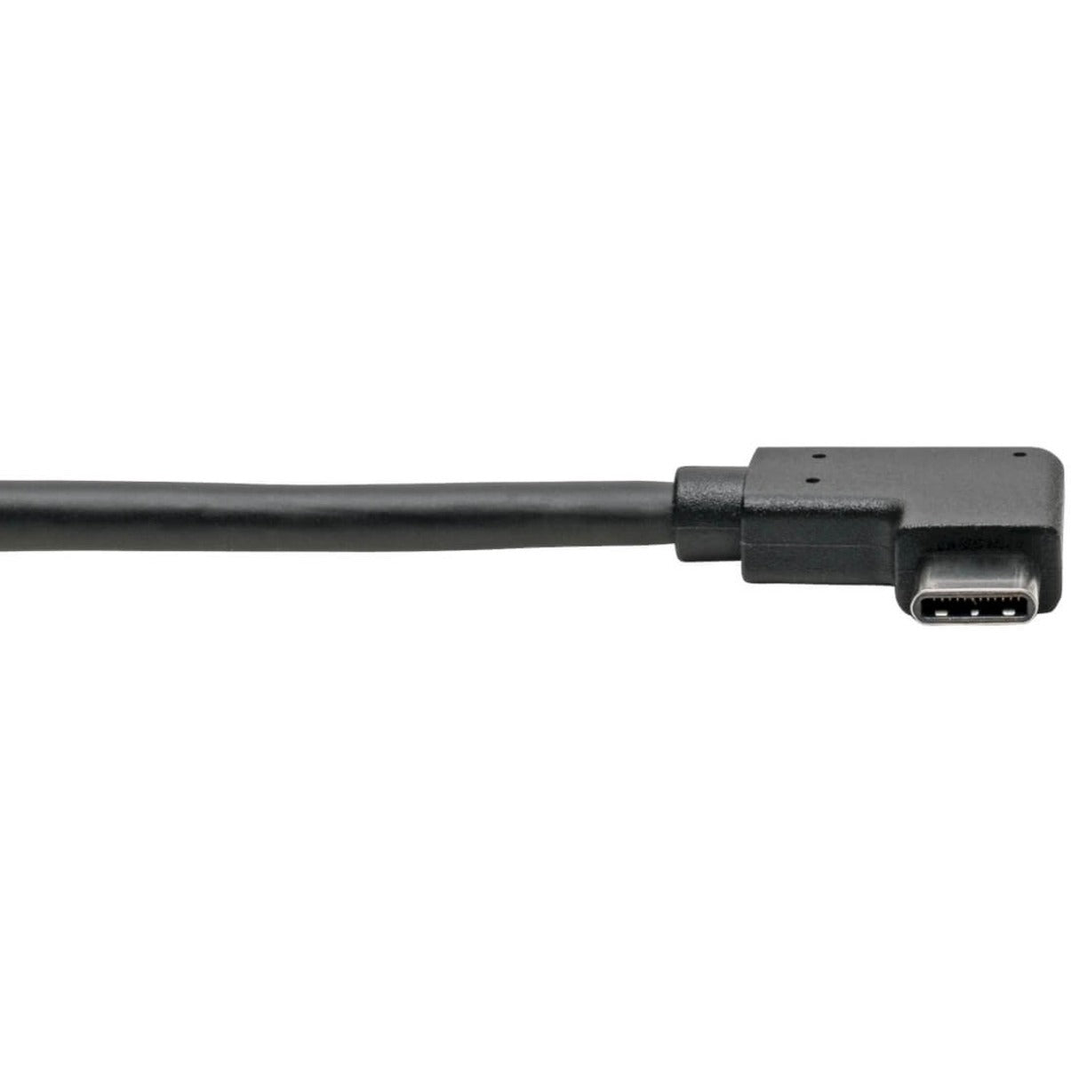 Close-up of right-angle USB-C connector showing construction detail-alternate-image4