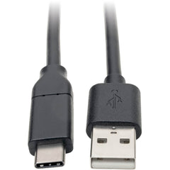 Tripp Lite U038-C13 USB-A naar USB-C-kabel (M/M) USB-IF-gecertificeerd 13 ft. Opladen Omkeerbaar 480 Mbit/s gegevensoverdrachtsnelheid