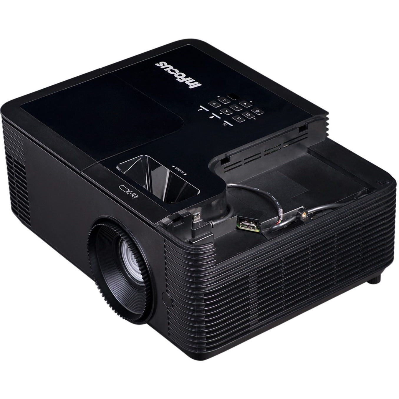 InFocus IN136ST DLP Projector, Short Throw, 3D Ready, WXGA, 4000 lm