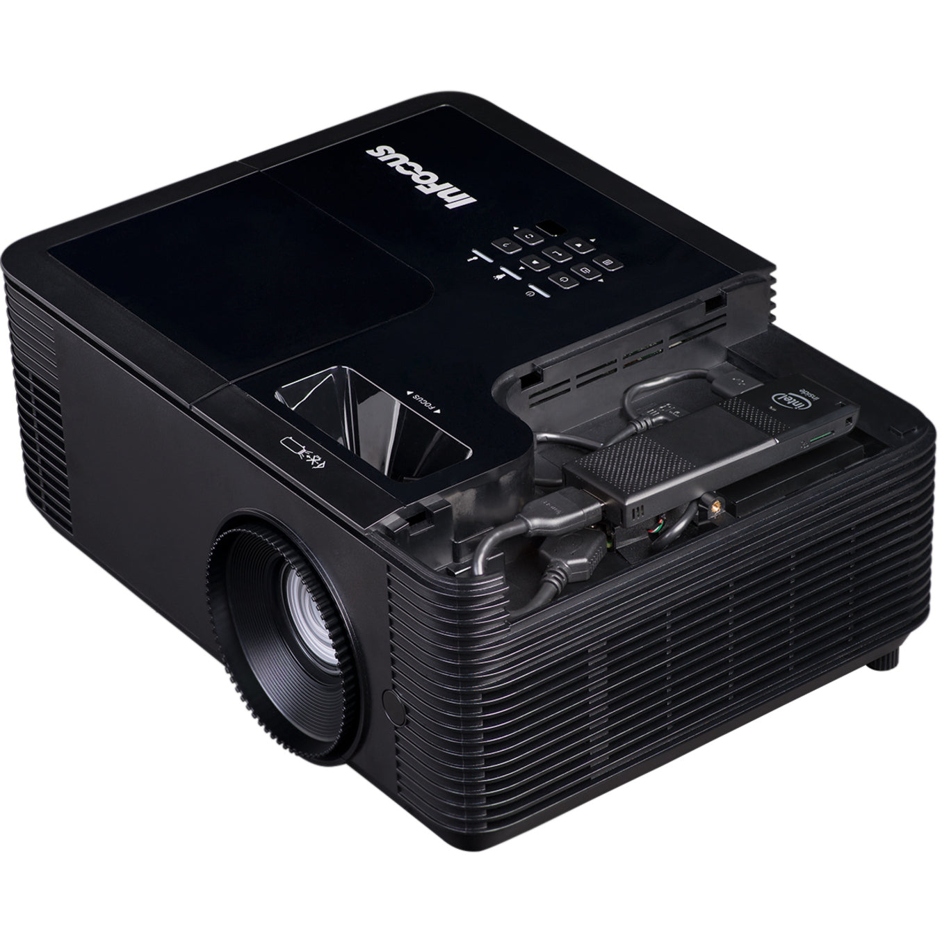 InFocus IN136ST DLP Projector, Short Throw, 3D Ready, WXGA, 4000 lm