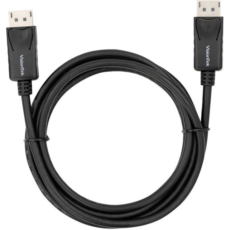 VisionTek 901211 DisplayPort to DisplayPort 2M Cable (M/M), Active, Eyefinity Technology, HDCP, Plug & Play