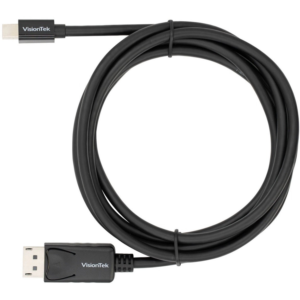 VisionTek 901212 Mini DisplayPort to DisplayPort 2M Cable (M/M), Active, Plug & Play, 6.56 ft, 3840 x 2160, HDCP, Eyefinity Technology