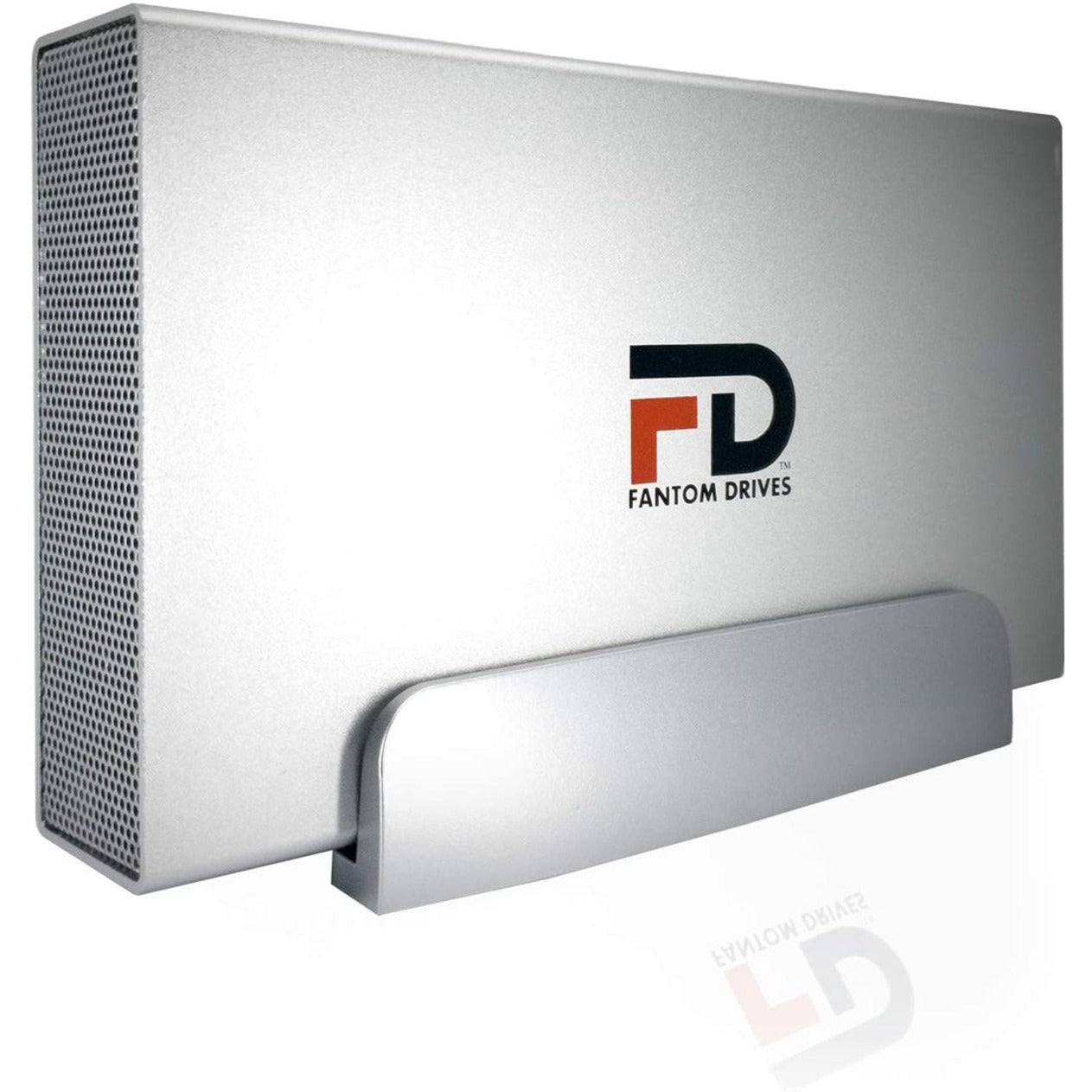Fantom Drives GFSP4000EU3 GFORCE 4TB 7200RPM External Hard Drive - USB 3.2 Gen 1 & eSATA - Silver, High-Speed Data Storage Solution
