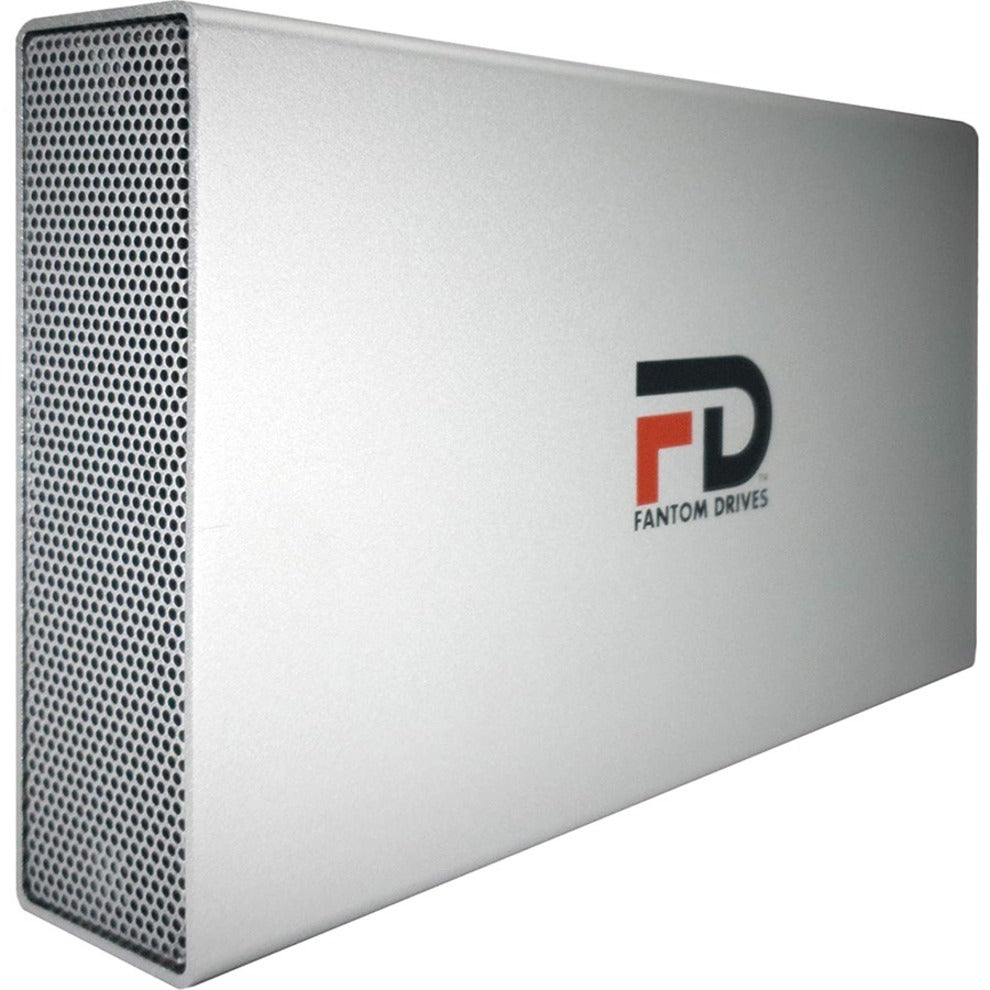Fantom Drives GFSP4000EU3 GFORCE 4TB 7200RPM External Hard Drive - USB 3.2 Gen 1 & eSATA - Silver, High-Speed Data Storage Solution