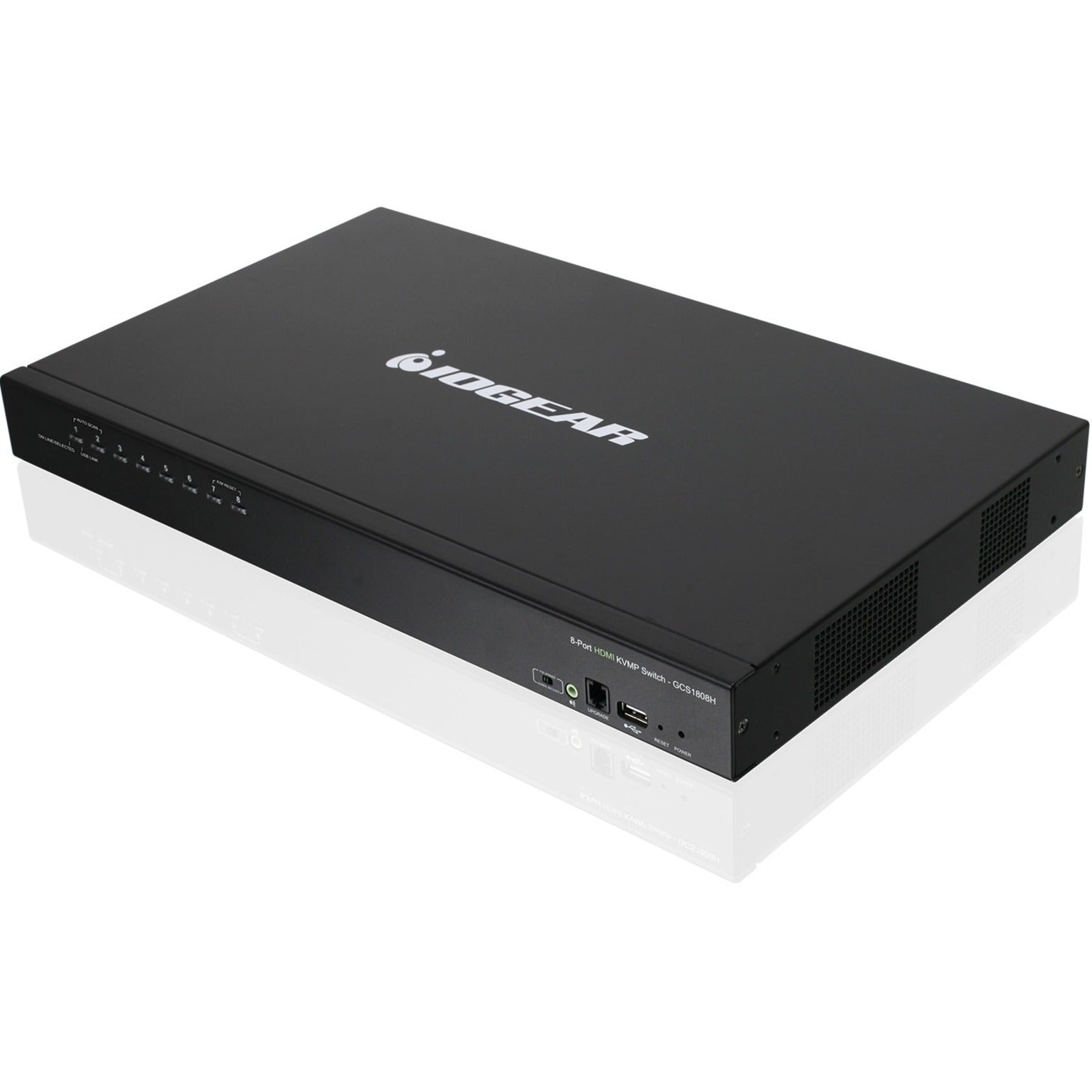 IOGEAR GCS1808H 8-منفذ USB HDMI KVM التبديل مع الصوت ، متوافق مع TAA