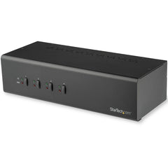 StarTech.com SV431DL2DU3A 4-Port Dual-Monitor Dual-Link DVI USB KVM Switch TAA Compliant Integrated 2-port USB 3.0 Hub 3.5mm Audio Up to 5Gbps Speeds