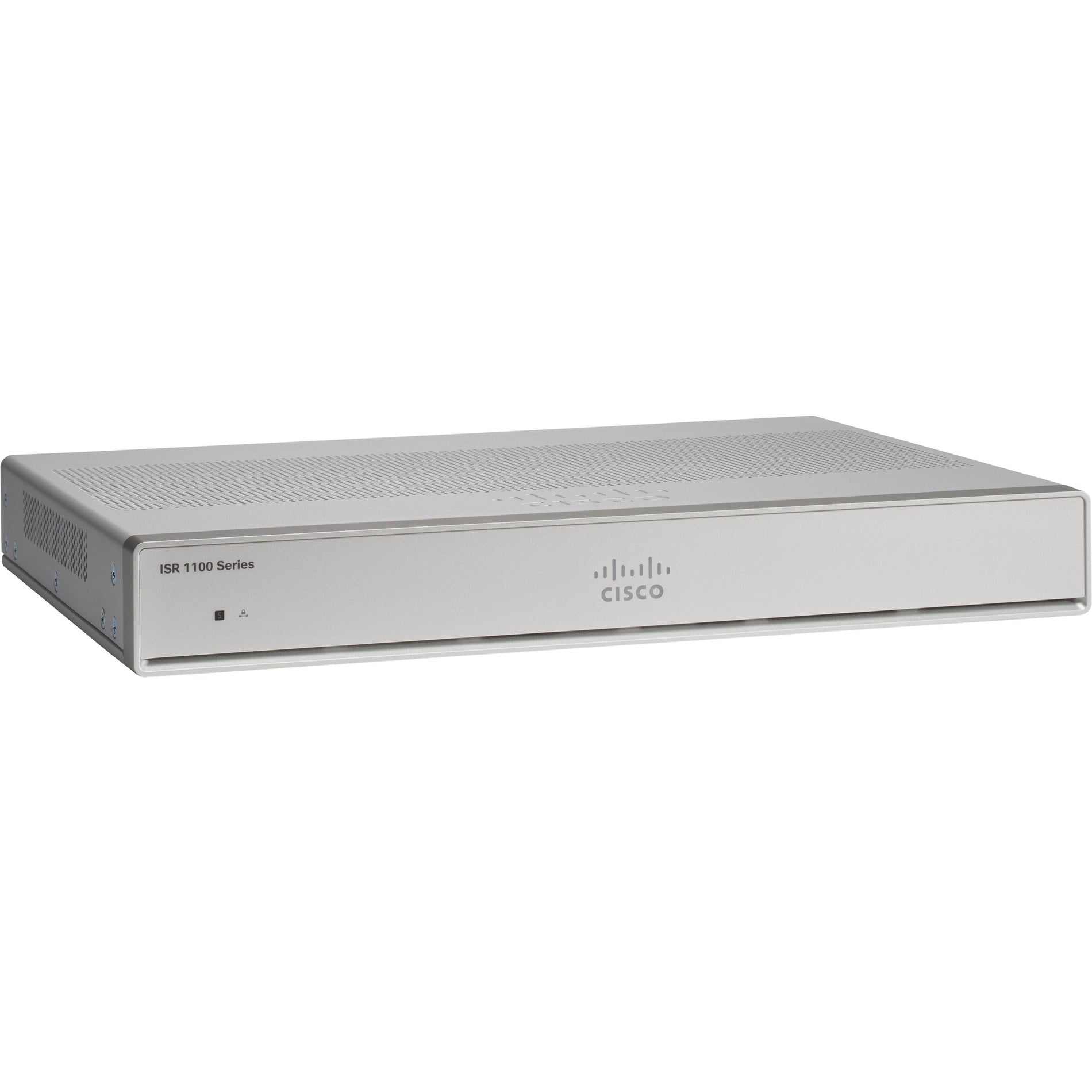 Side angle view of Cisco C1111X-8P router highlighting ventilation design-alternate-image3