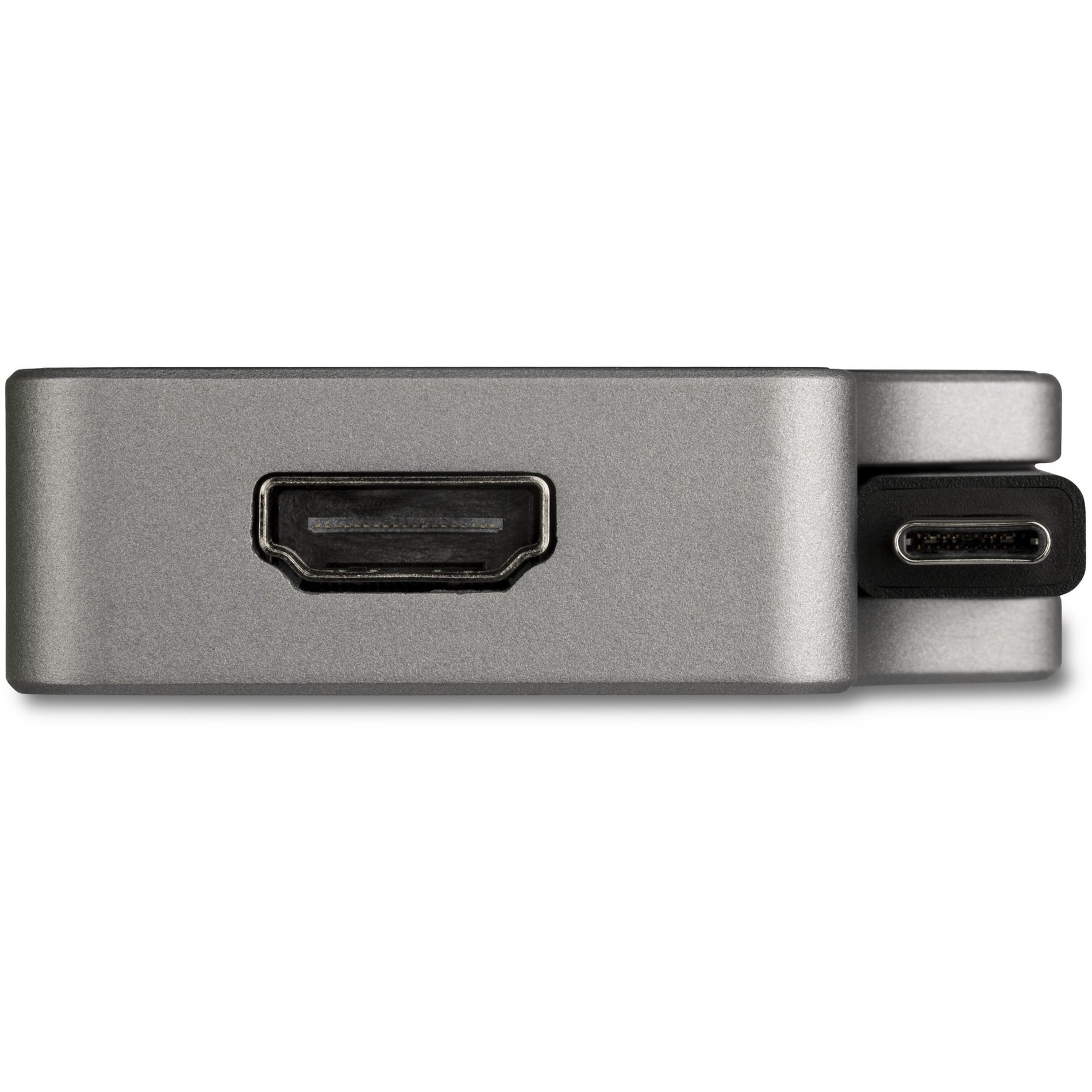 StarTech.com CDPVDHMDPDP DVI/HDMI/Mini DisplayPort/USB/VGA Audio/Video Cable, 4", Space Gray, Black, HDCP 1.4, Charging, Active, HDCP 2.2, USB- Power Delivery (USB PD)