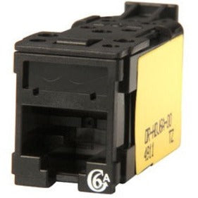 奥拓尼克斯 HDJ6A-00 清晰高密度插座 CAT6A，T568A/B，黑色，网络连接器 品牌名称翻译：奥拓尼克斯
