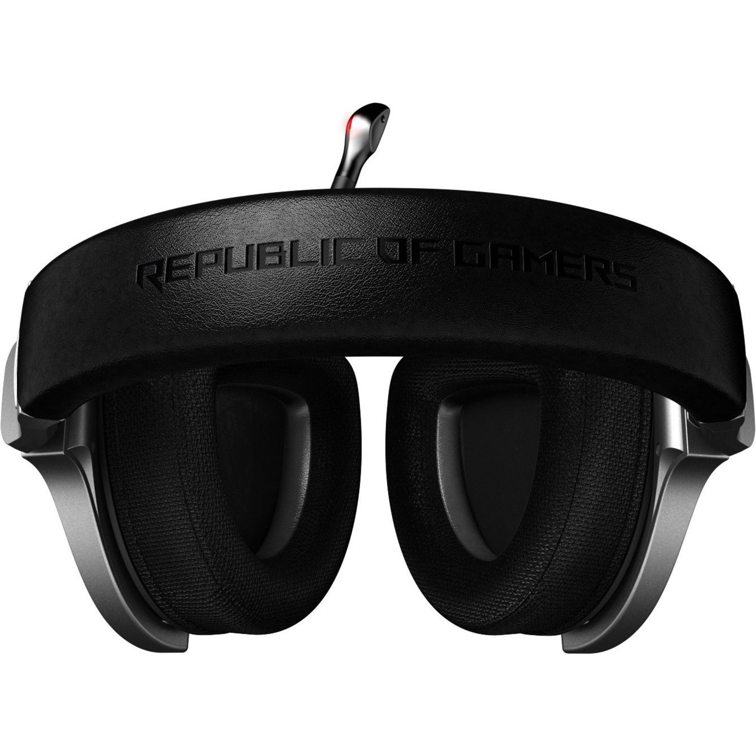 Top view of ROG Delta headset showing headband and branding-alternate-image5