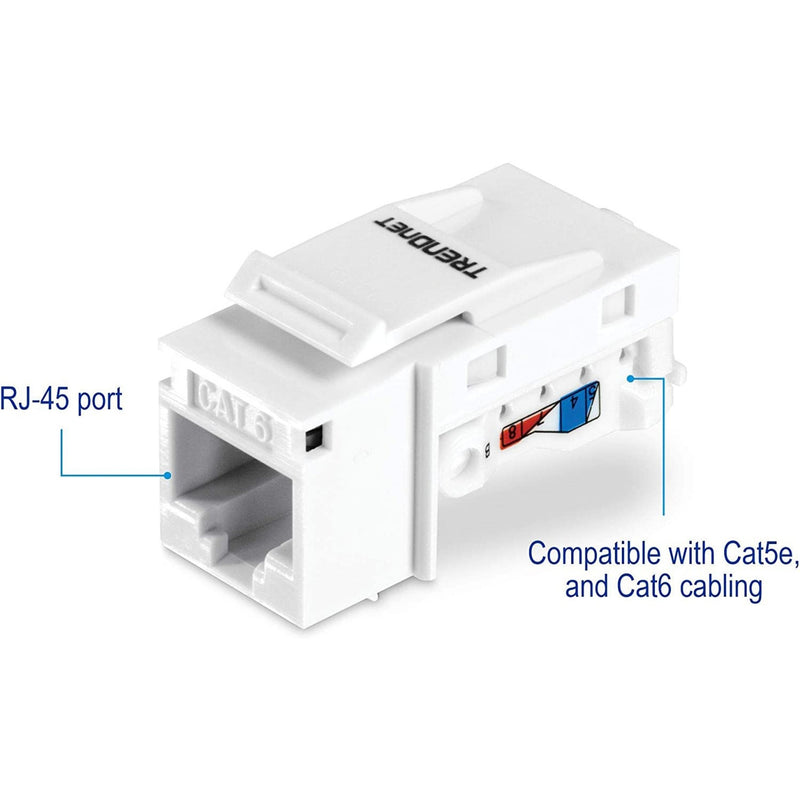 Detailed view of RJ-45 port with compatibility labeling