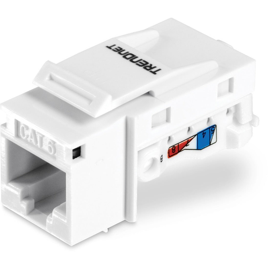 TRENDnet TC-K50C6 Conector Keystone RJ-45 Cat6 Paquete de 50 Compatible con Cableado Cat5/Cat5e/Cat6