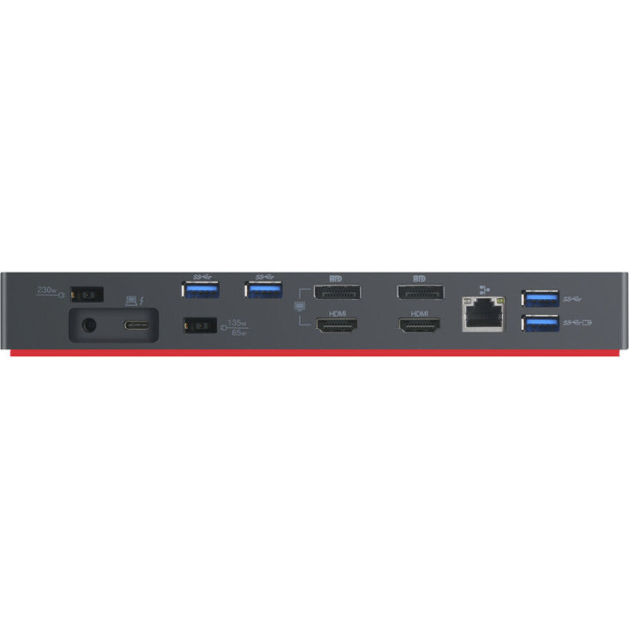 Lenovo 40AN0135US ThinkPad Thunderbolt 3 Dock Gen 2 - US, USB Type C, 135W Adapter