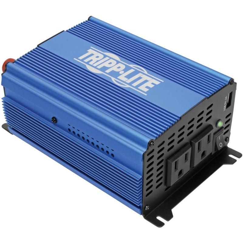 Angular view of PINV1000 power inverter showing compact design