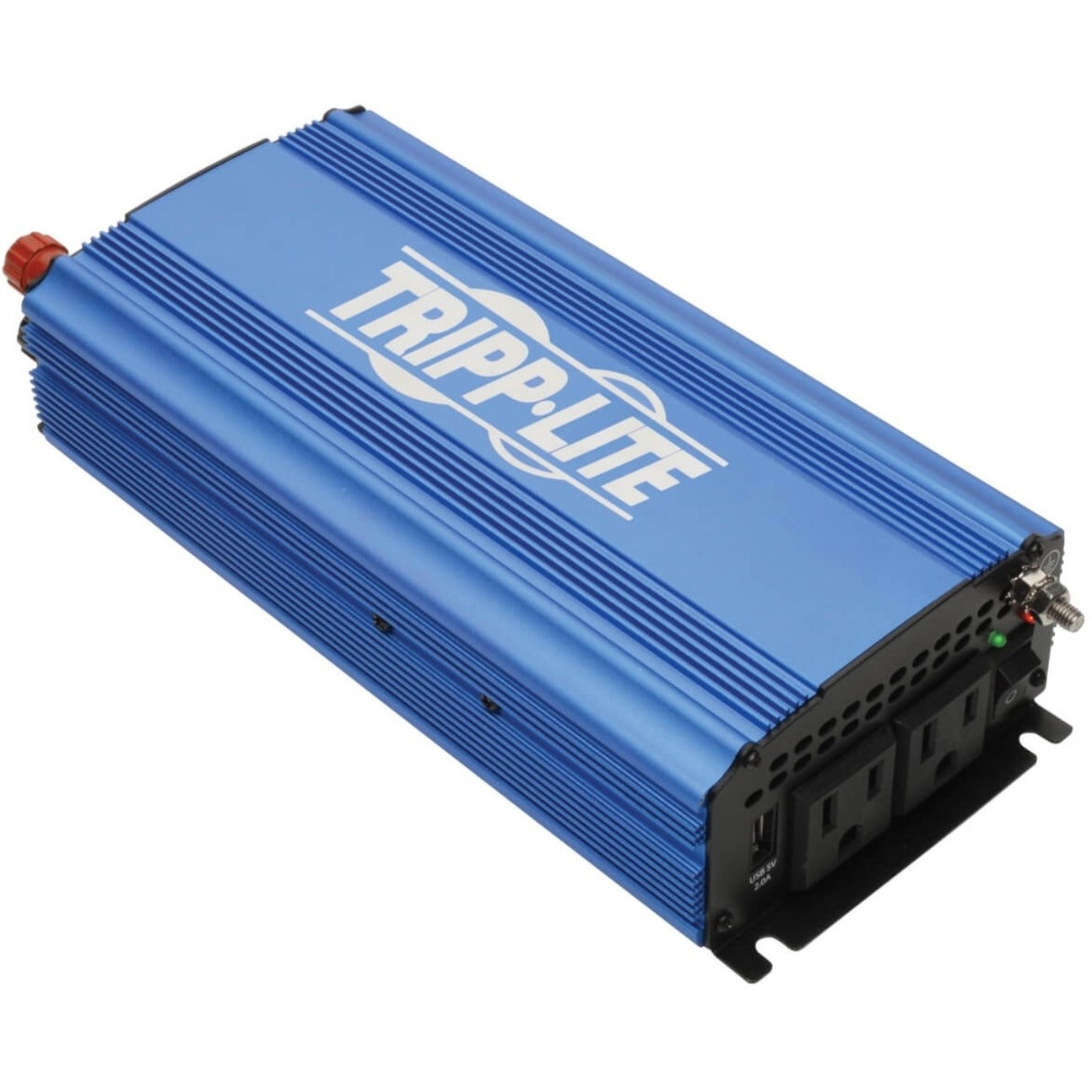 Tripp Lite PINV750 Power Inverter, 750W Light-Duty Compact with 2 AC/1 USB - 2.0A/Battery Cables