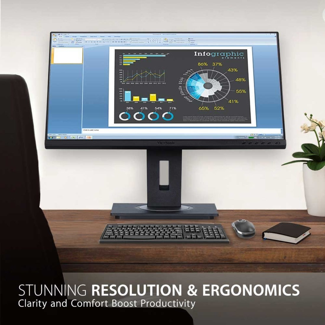 Monitor displaying professional work environment with charts and graphs-alternate-image7