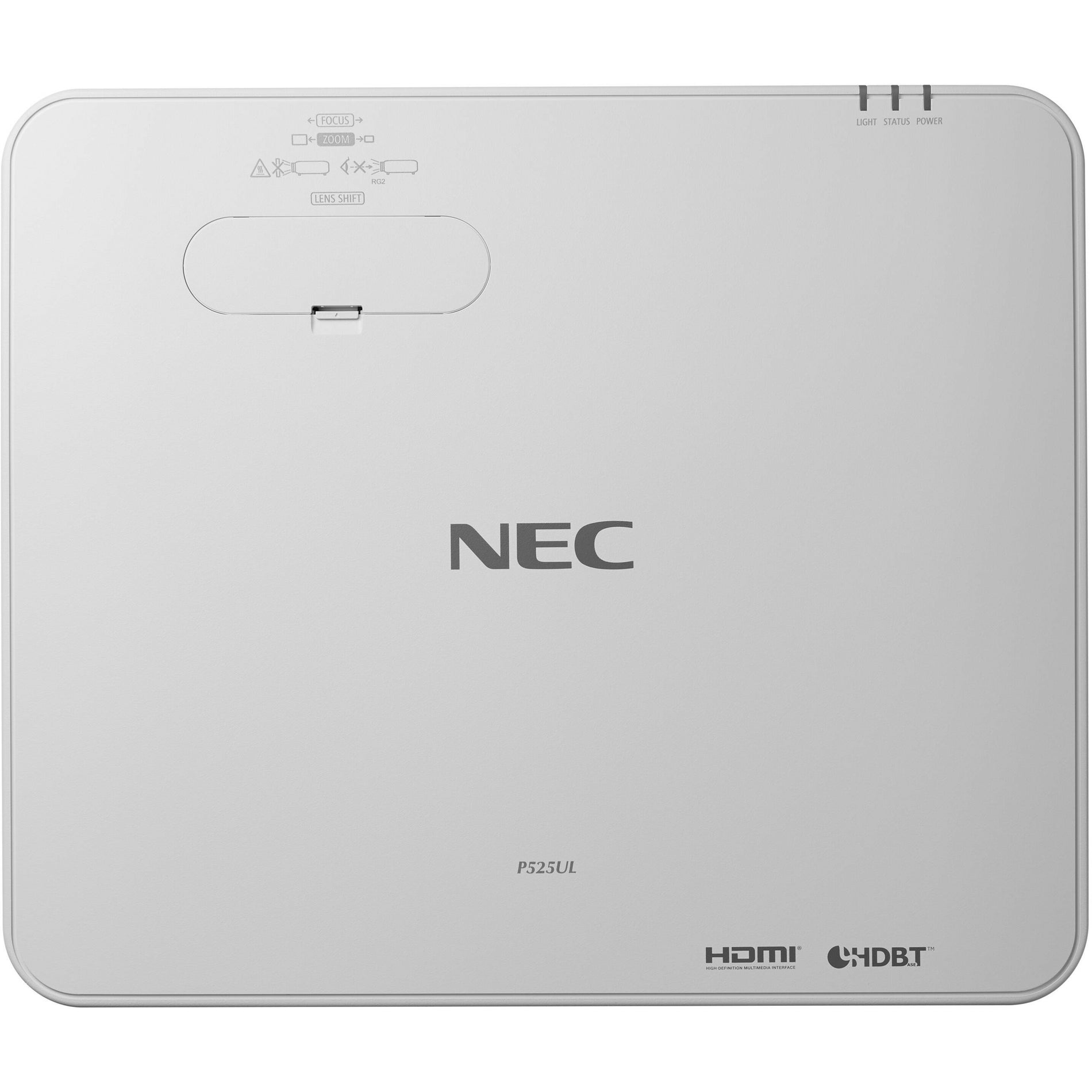 NEC Display NP-P525WL Top Image