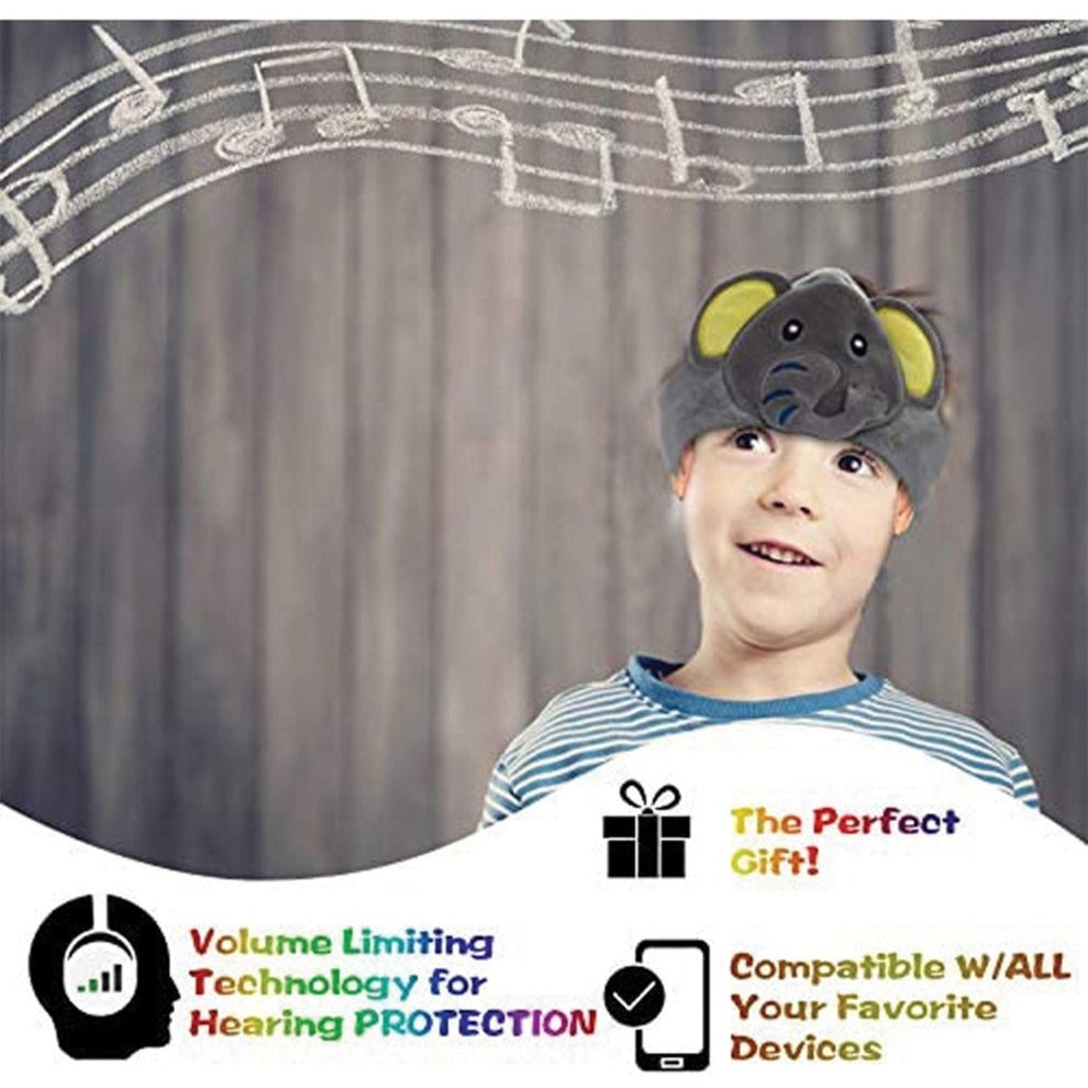 Contixo H1 Kid's Fleece Headphones - Comfortable Over-the-Head Design [Discontinued]