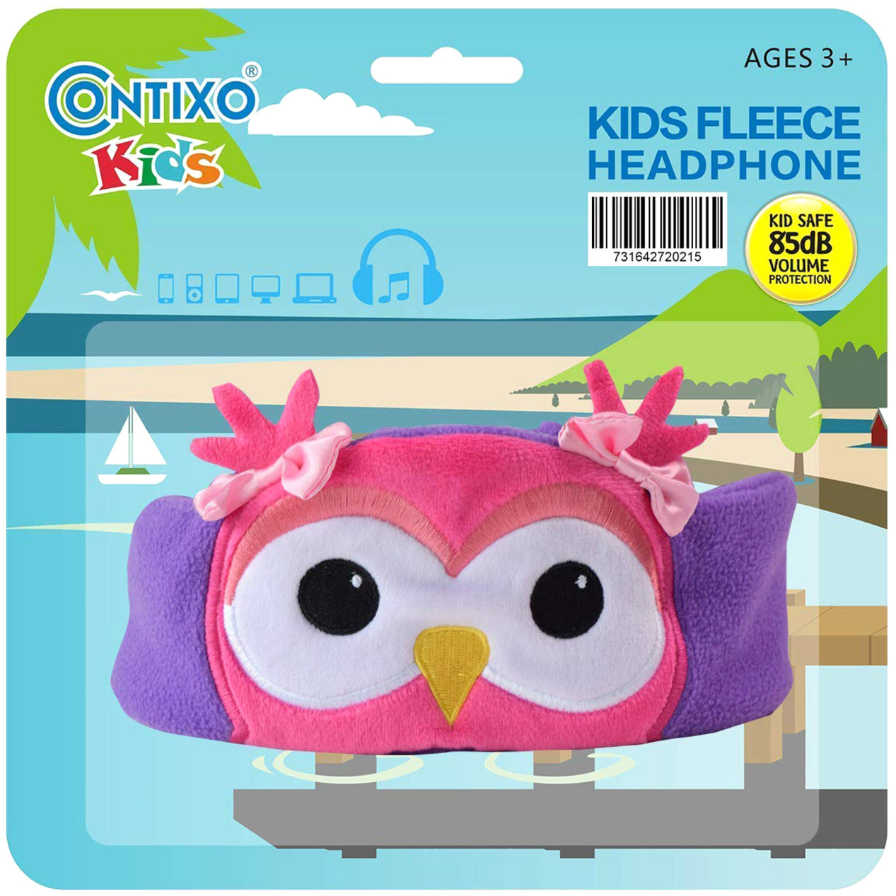 Contixo H1 Kids Soft Warm & Cozy Fleece Headphones Earphones Earbuds [Discontinued]