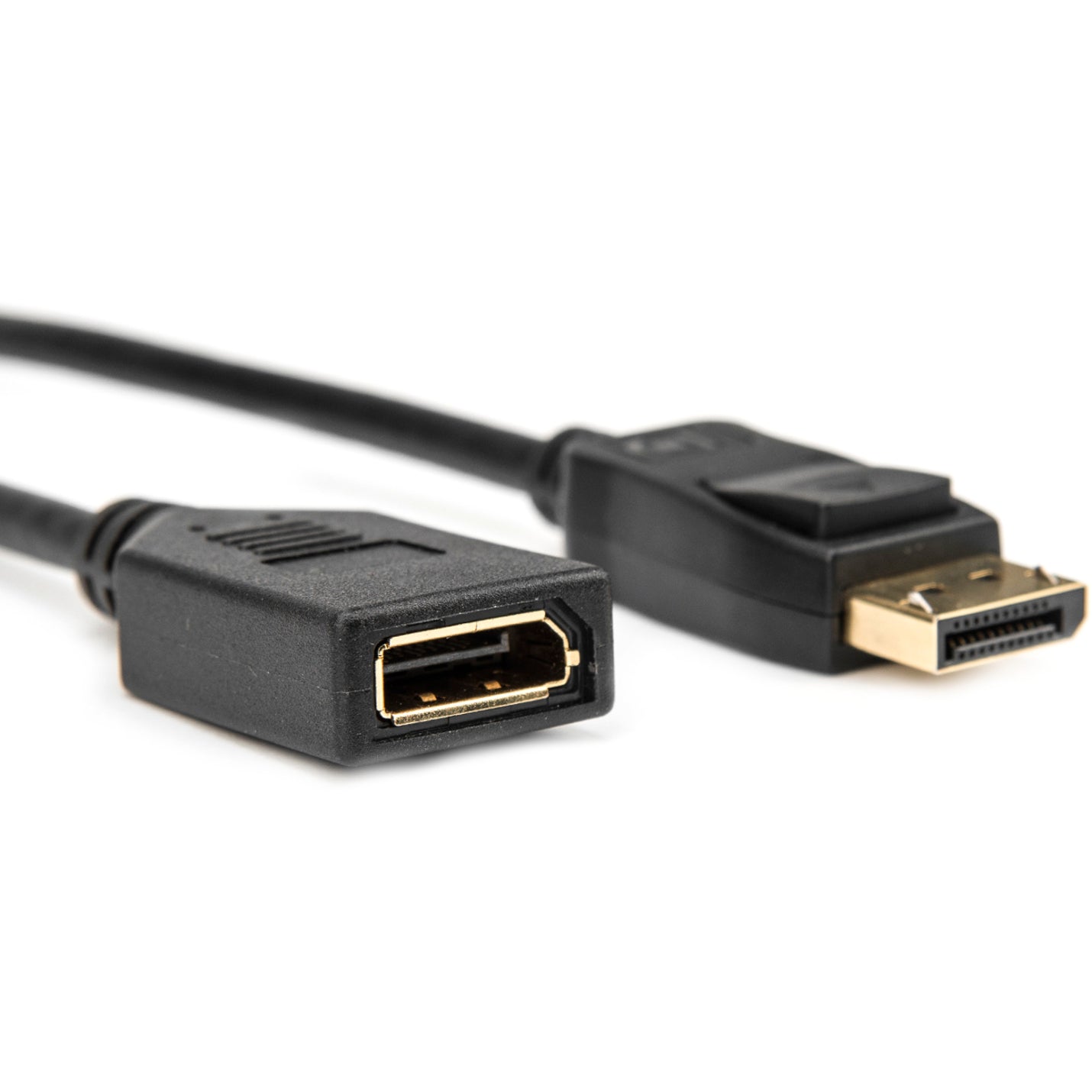 Rocstor Y10C233-B1 6ft DisplayPort Video Extension Cable, Locking Latch, Gold Plated