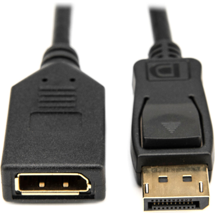 Rocstor Y10C233-B1 6ft DisplayPort Video Extension Cable, Locking Latch, Gold Plated