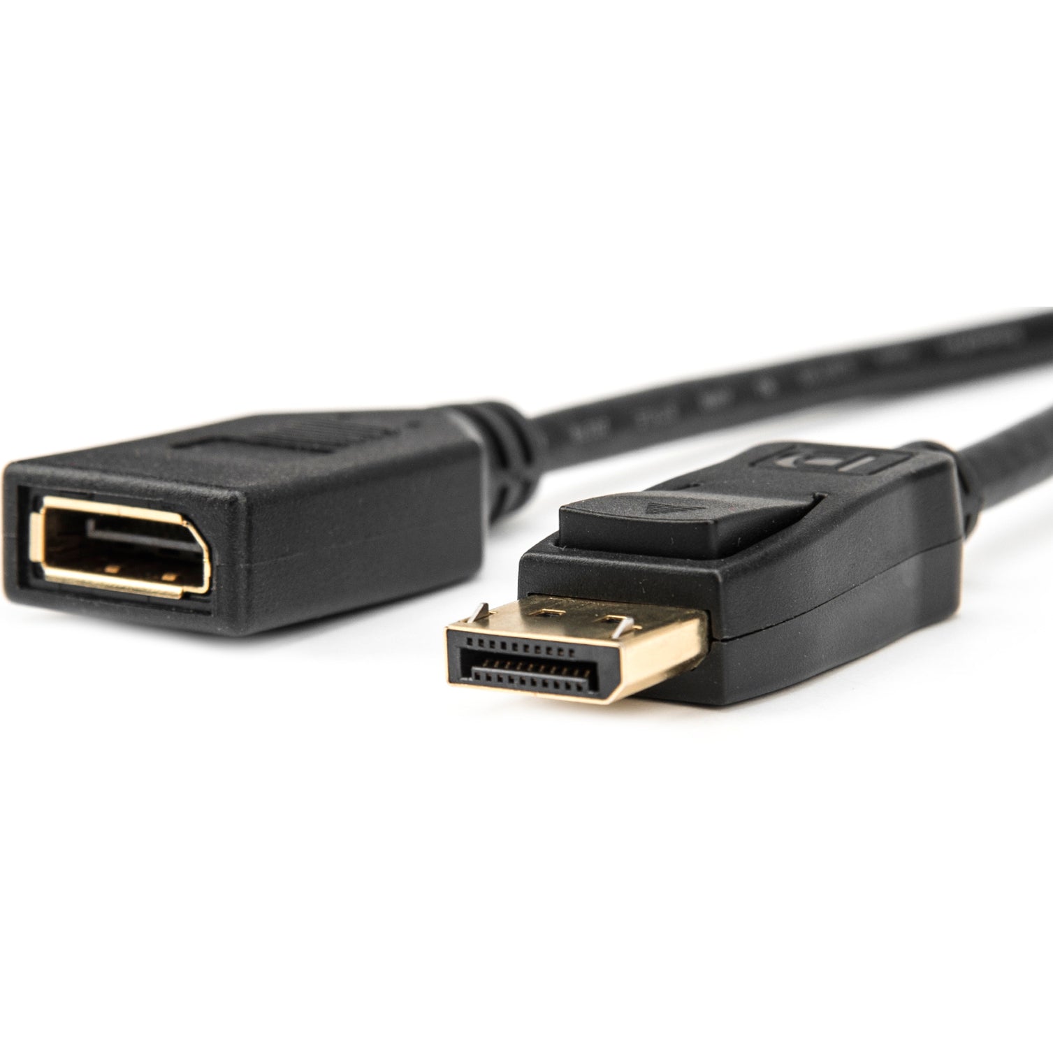 Rocstor Y10C233-B1 6ft DisplayPort Video Extension Cable, Locking Latch, Gold Plated