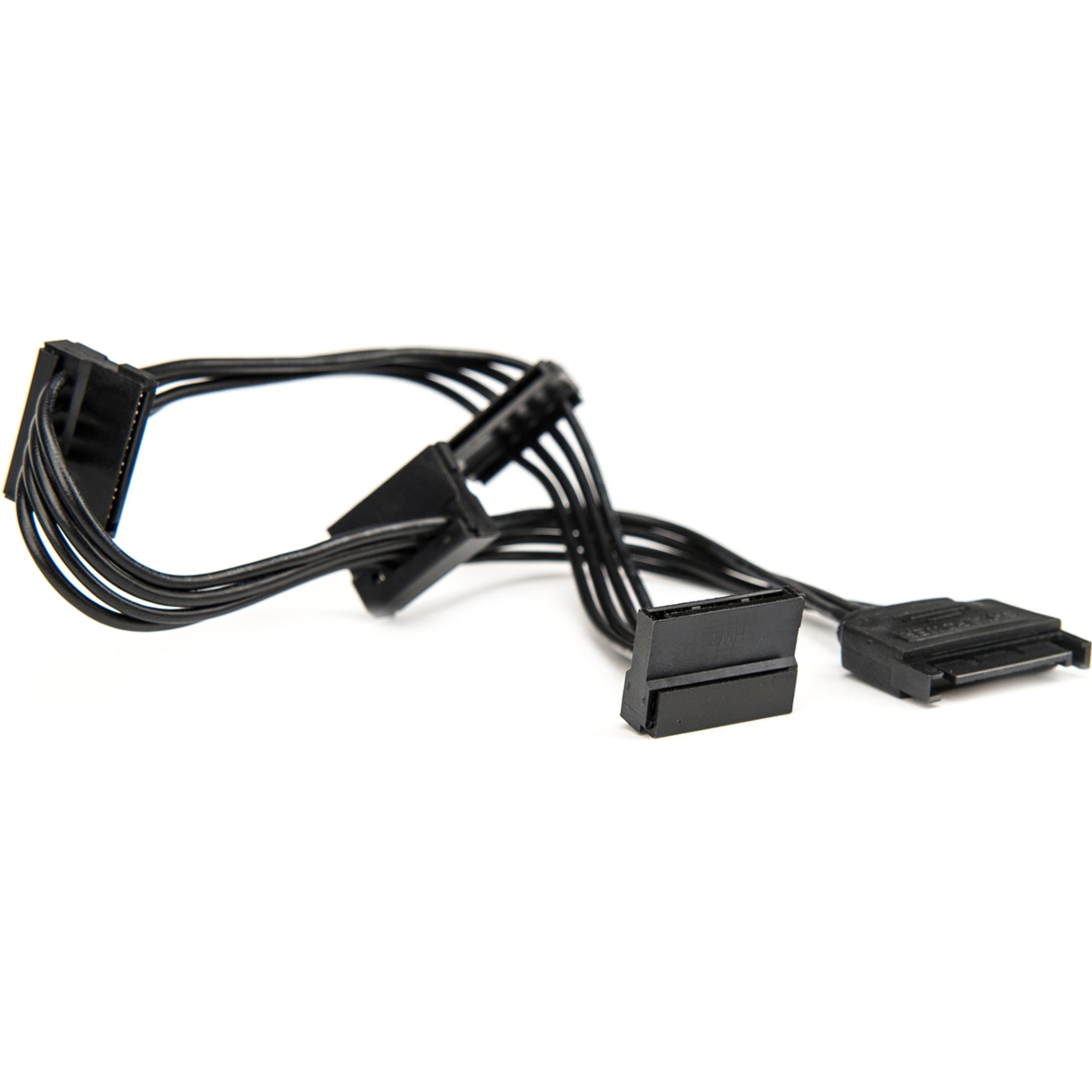 Rocstor Y10C224-B1 Premium Splitter Cord 15.7IN 4XSATA Power Adapter M/F CBL