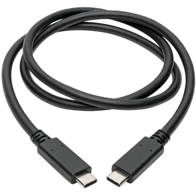 Full length view of 3-foot USB-C cable showing flexible design