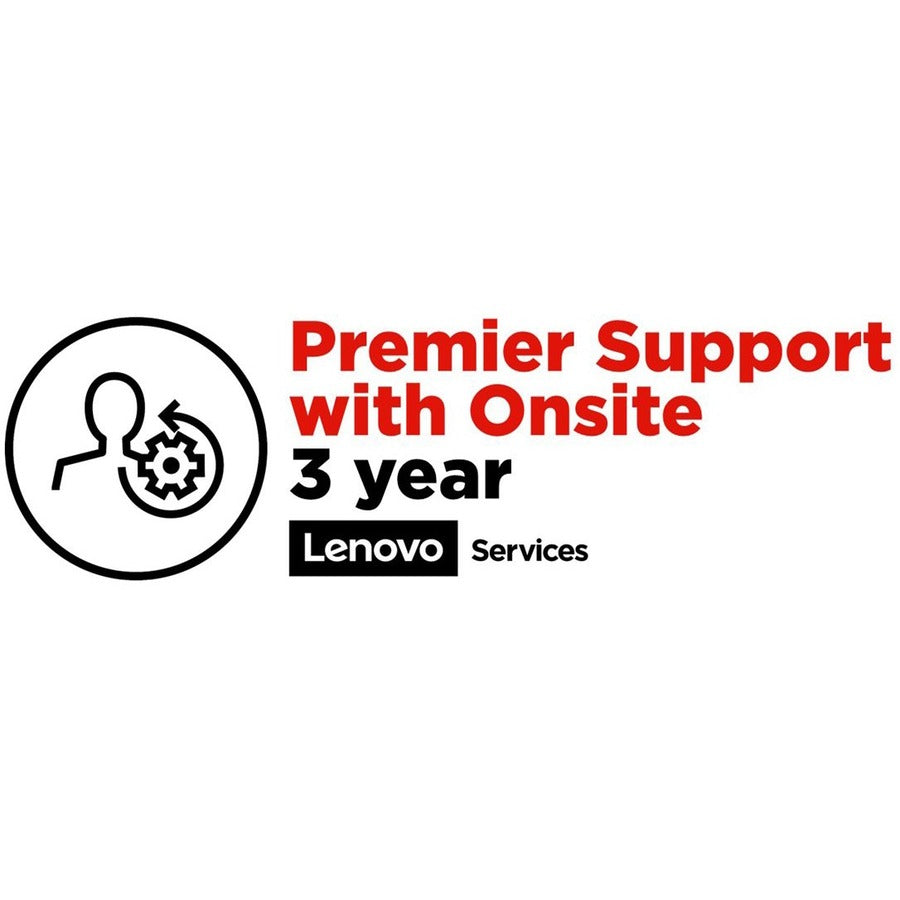 Lenovo 5WS0T36160 3 Year Premier Support with Onsite - Hardware & Software Troubleshooting, Parts Replacement