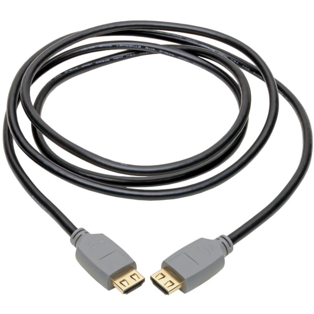 Full length view of coiled black HDMI cable showing flexibility and build quality-alternate-image2